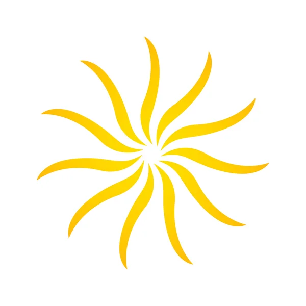 Desain tanda matahari - Stok Vektor