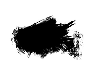 Siyah fırça darbeleri