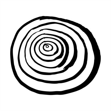 soyut halka şekli işareti