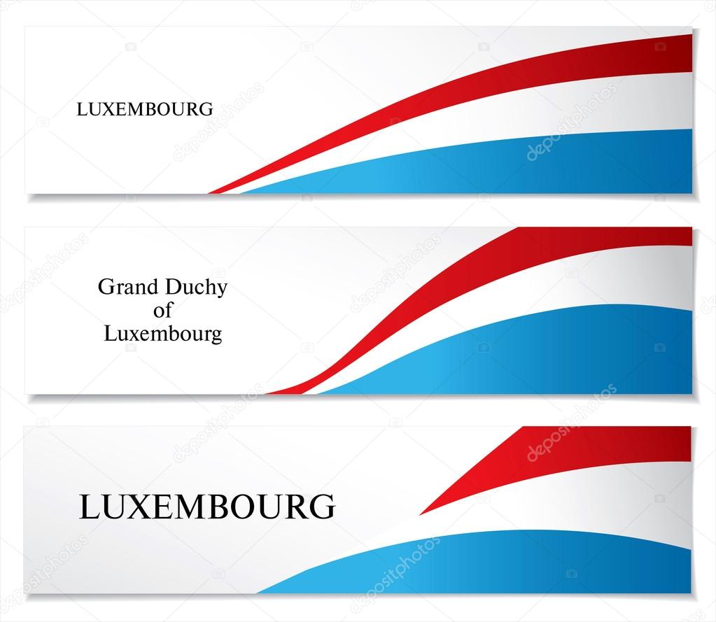 National flag of Luxembourg.