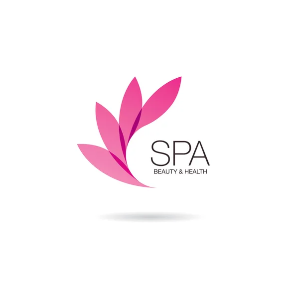 Spa Logotypdesign — Stock vektor