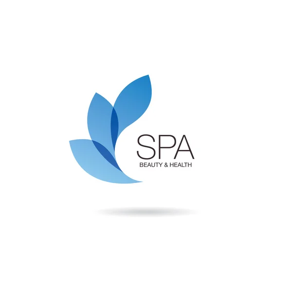 Diseño del logo del spa — Vector de stock