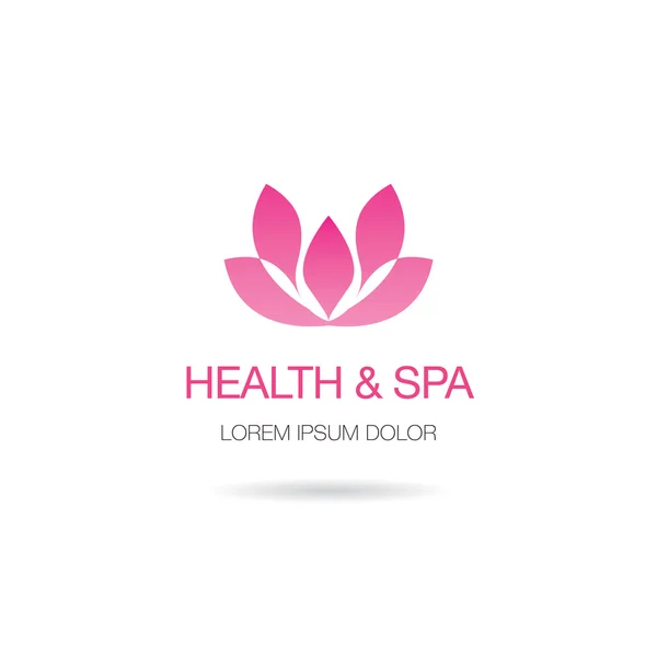 Spa logo ontwerp — Stockvector