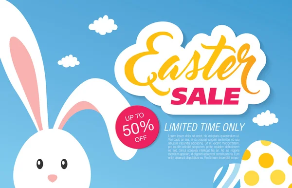 Easter sale banner — Stock Vector