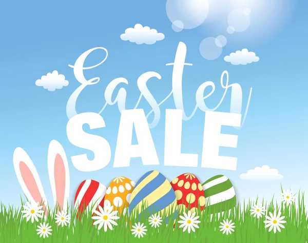 Easter sale banner — Stock Vector