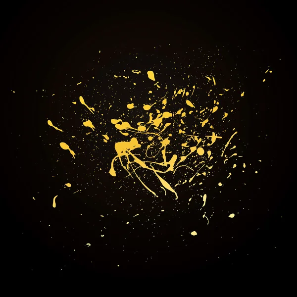 貴金属の金粒子 — ストックベクタ