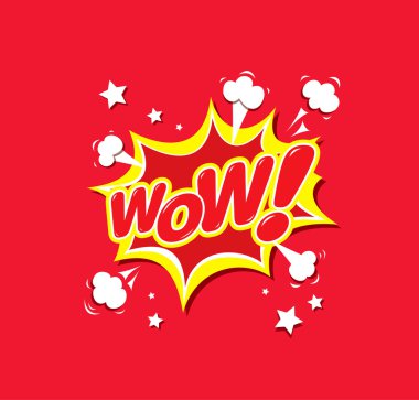 Vay canına! Komik konuşma balonu