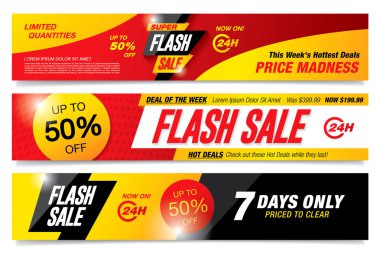 Flash satışı büyük başlığı