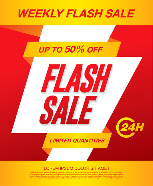 Flash sale banner
