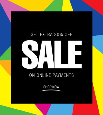 Büyük satış afişi