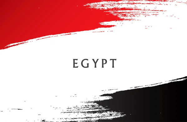 Bandiera grunge dell'Egitto — Vettoriale Stock