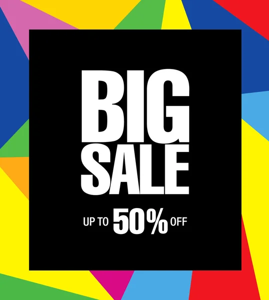 Big sale banner — Stock Vector