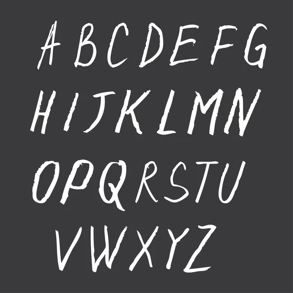 Fuente Hand drawn alphabet — Vector de stock