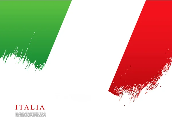 Italienische Flagge. Italienische Republik Feiertag — Stockvektor