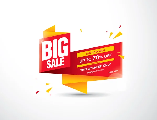 Big sale banner — Stock Vector