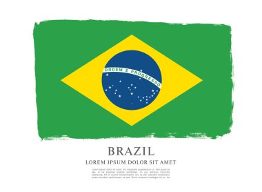 Grunge Brezilya bayrağı
