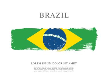 Grunge Brezilya bayrağı