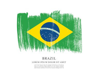 Grunge Brezilya bayrağı