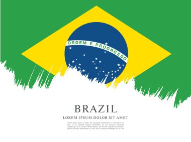 Grunge Brezilya bayrağı