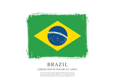 Grunge Brezilya bayrağı