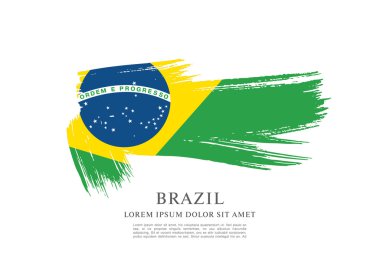 Grunge Brezilya bayrağı