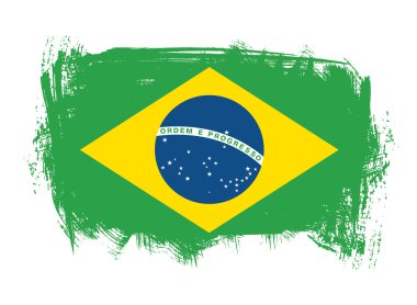 Grunge Brezilya bayrağı