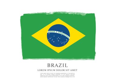 Grunge Brezilya bayrağı