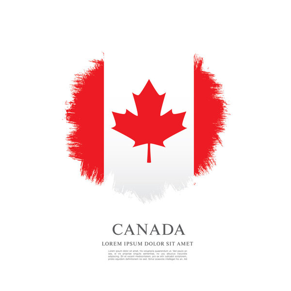 Гранж Канадский флаг
