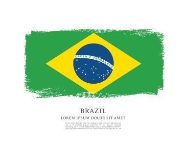 Grunge Brezilya bayrağı
