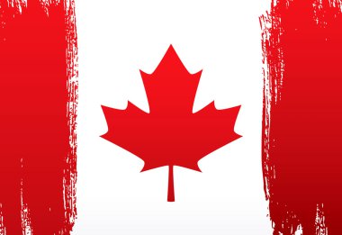 Grunge Kanada bayrağı