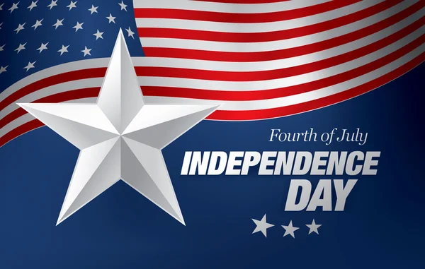 Τέταρτο της ημέρας ανεξαρτησίας Ιουλίου — Διανυσματικό Αρχείο