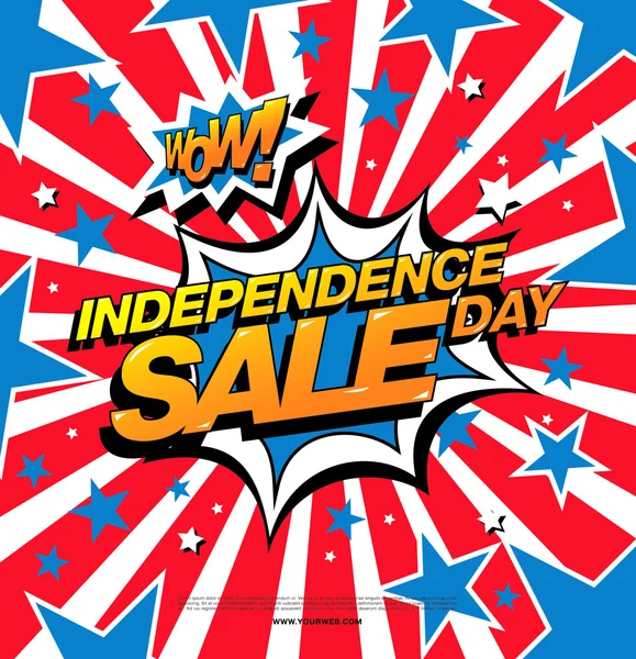 Dia da independência venda —  Vetores de Stock