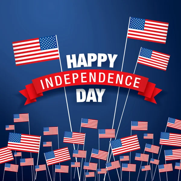 Fourth of july independence day — Stock Vector