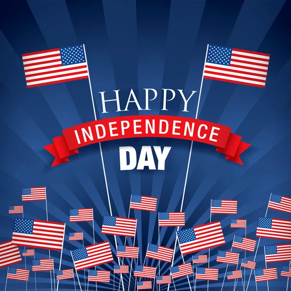 Fourth of july independence day — Stock Vector