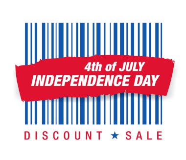 Bağımsızlık günü satışı büyük başlığı 