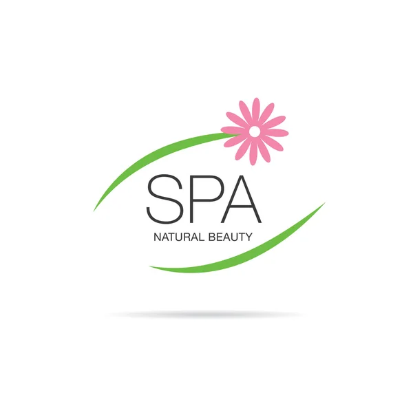 Terapia Spa design do logotipo — Vetor de Stock