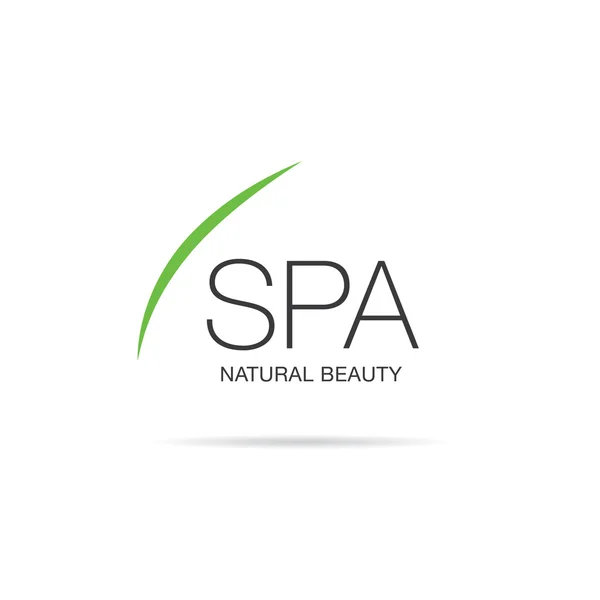 Spa thérapie logo design — Image vectorielle