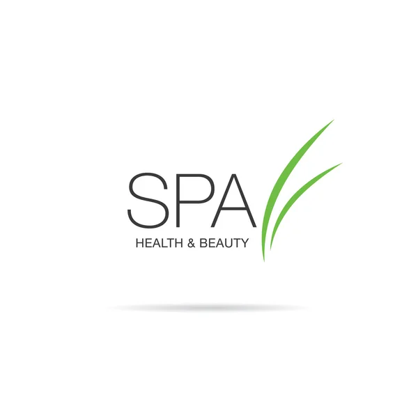 Spa terapie logo design — Vector de stoc