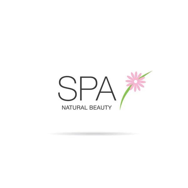 Spa thérapie logo design — Image vectorielle