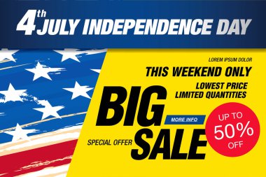 Dört Temmuz. Bağımsızlık Günü Satılık