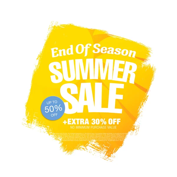 Summer sale template banner — Stock Vector