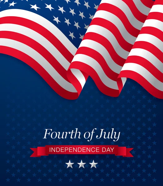 Τέταρτο της ημέρας ανεξαρτησίας Ιουλίου — Διανυσματικό Αρχείο