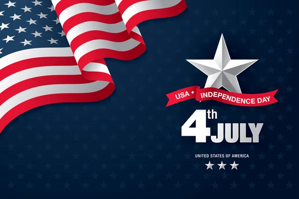 Czwarty dzień niepodległości lipca — Wektor stockowy
