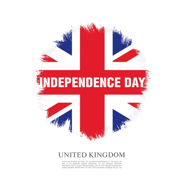 Independence Day of the United Kingdom — Stock Vector