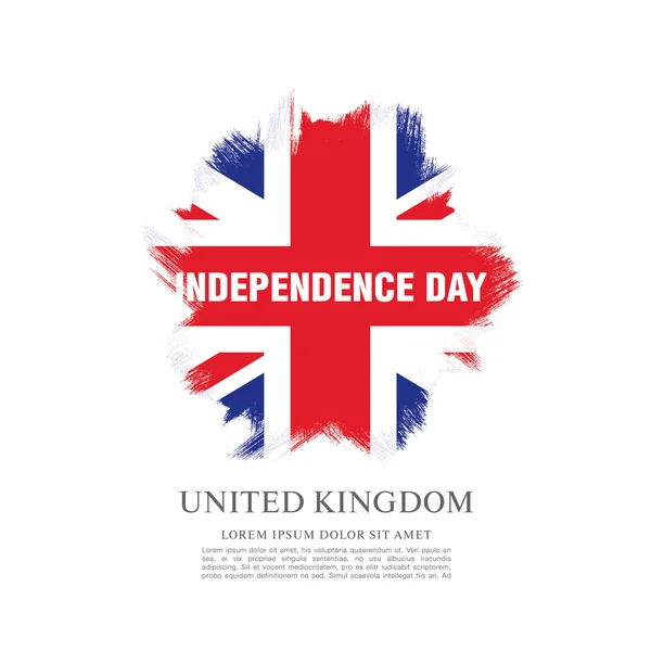 Independence Day of the United Kingdom — Stock Vector