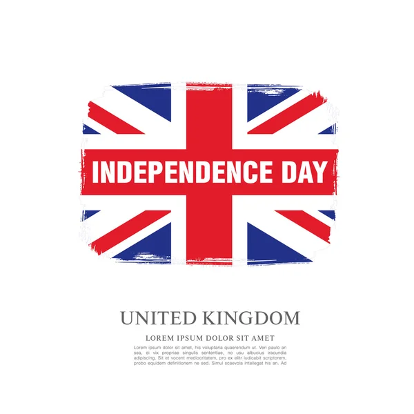 День незалежності Великої Британії — стоковий вектор