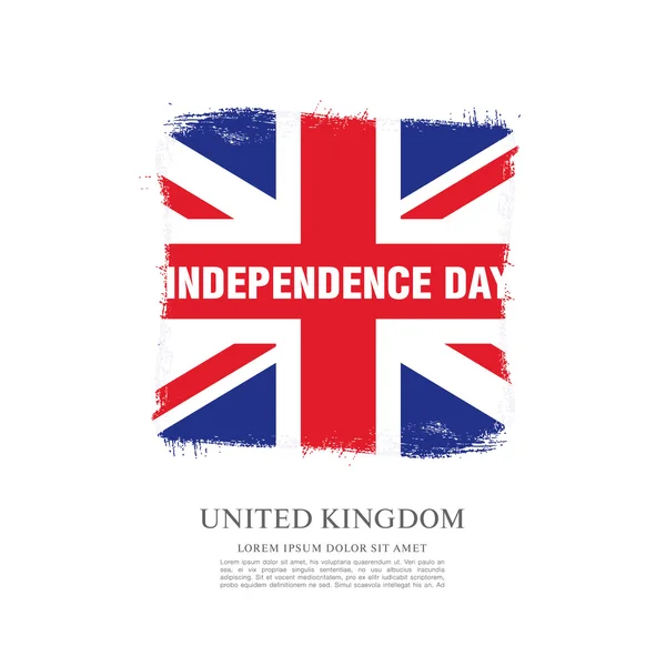 День независимости Великобритании — стоковый вектор