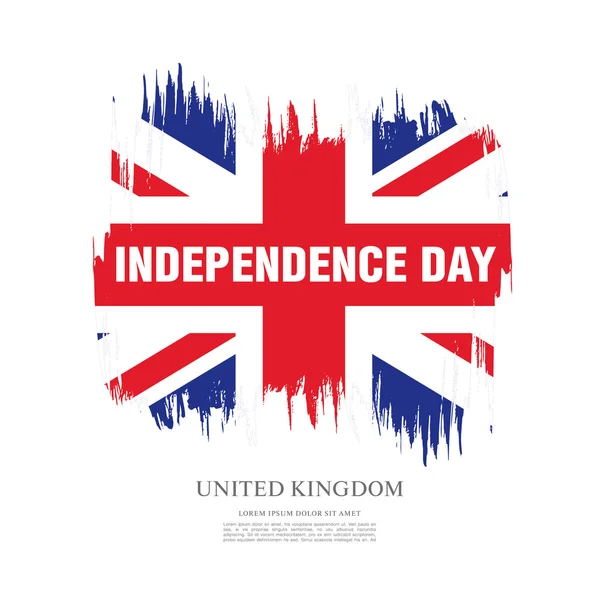 День незалежності Великої Британії — стоковий вектор