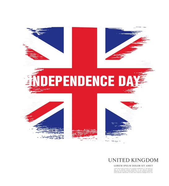 Independence Day of the United Kingdom — Stock Vector