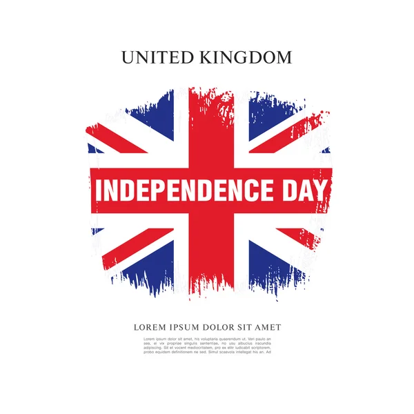 イギリスの独立記念日 — ストックベクタ